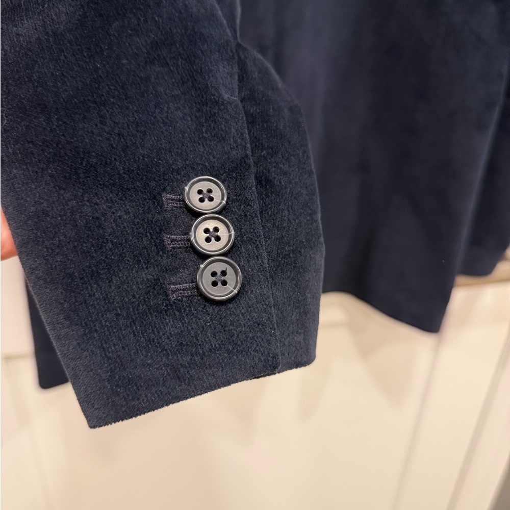 VELVET Dark Blue Men's Blazer, GAP - Picture 11 of 15